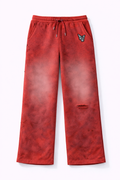 Valued distressed sweat pants (infared) LIMITED