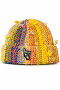 Valued Premium Knitted Beanie (Yellow Base Multi Color)